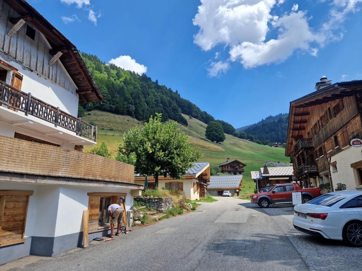 La Duchere 6 Personnes Le Plan La Giettaz Exteriér fotografie
