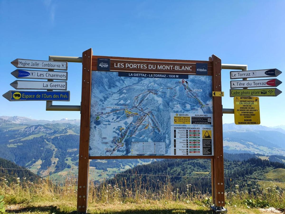 La Duchere 6 Personnes Le Plan La Giettaz Exteriér fotografie